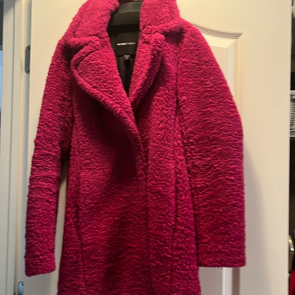 Fifteen Twenty pink Sherpa coat size XS